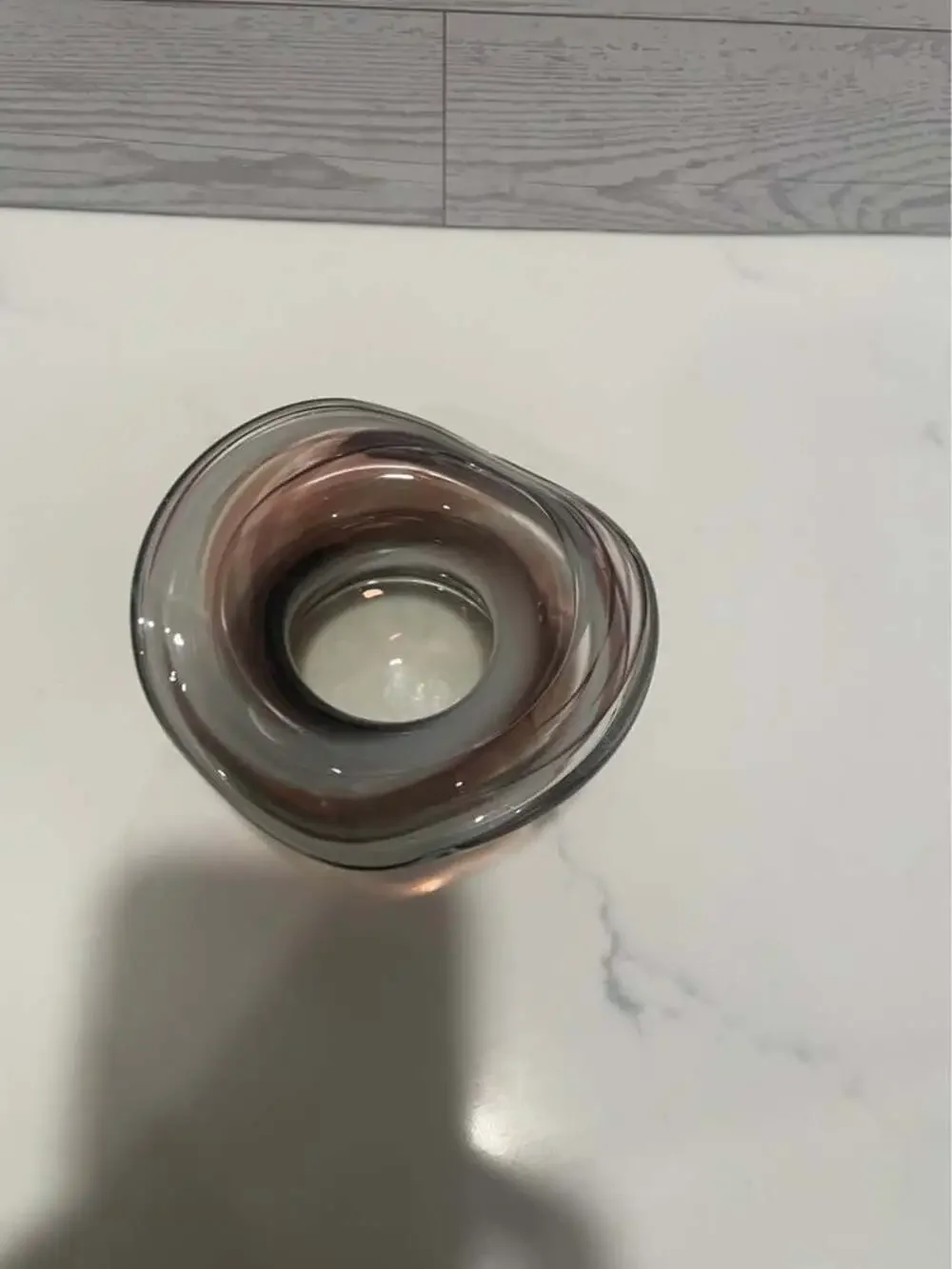 $20 OBO Vintage Hat Vase…Hand Blown Glass